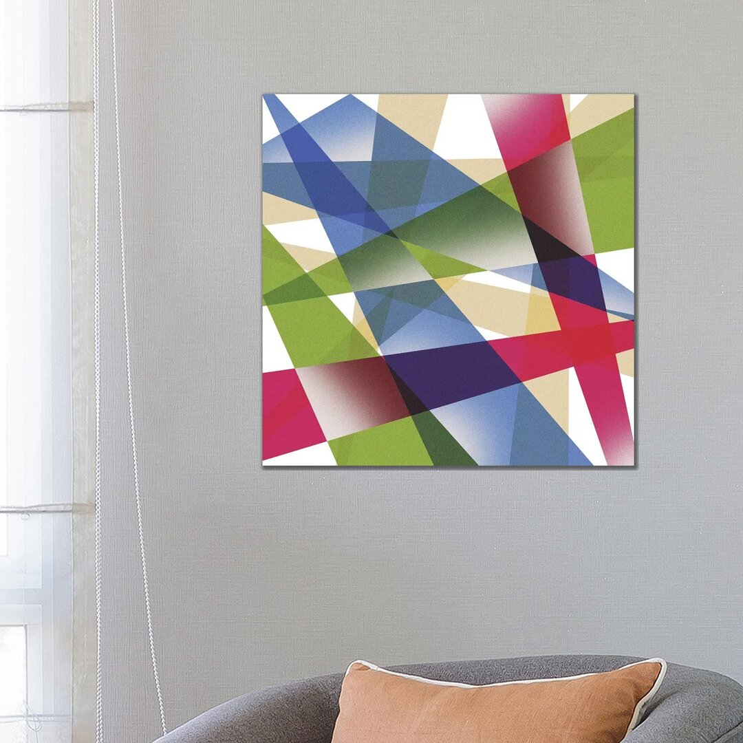 Geometrisches Fraktalprisma von Tobias Fonseca - Leinwand ohne Rahmen Giclée auf Leinwand