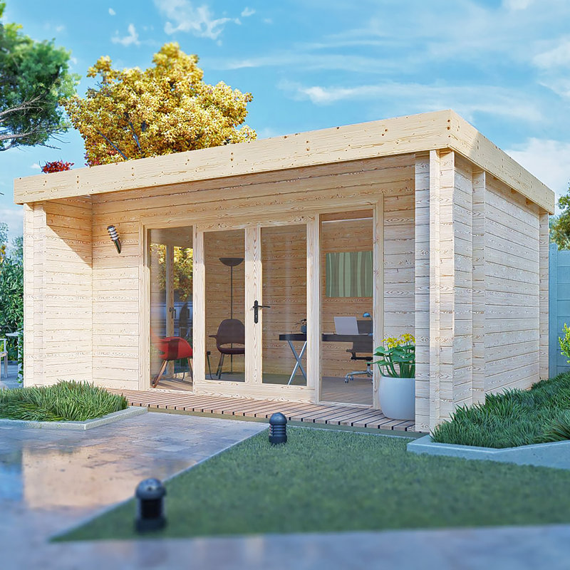 Nuuk 16 x 12 Ft. 44mm Log Cabin