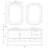 Escarment Metal Window Pane Mirror