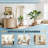 Large Framed Waterdrop Floor Mirror-847561408-847561409