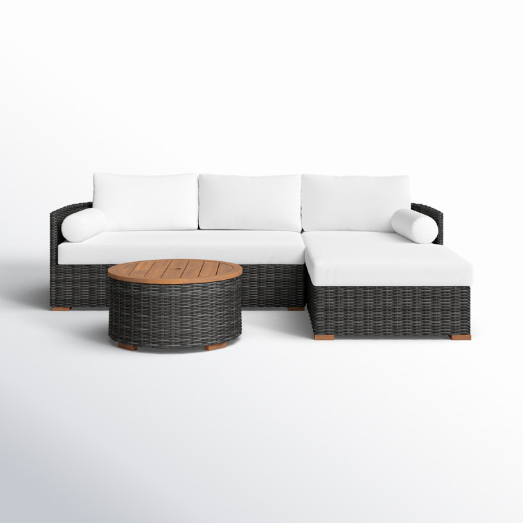 Almita 2 Piece Sectional Seating Group with Cushions