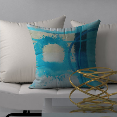 Housse de coussin décorative carrée Sheer Gentle