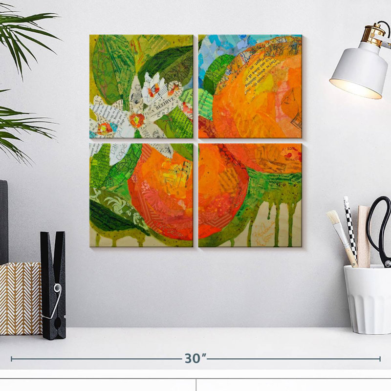 Yarlin, Floride, oranges, H 18 po x l 18 po