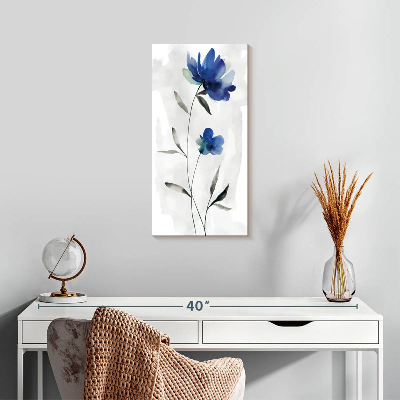 Beautiful Blue I, H 24 po x l 12 po