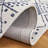 Anaistacia Hand Tufted Wool/Cotton Geometric Rug in Ivory/Blue-704936987