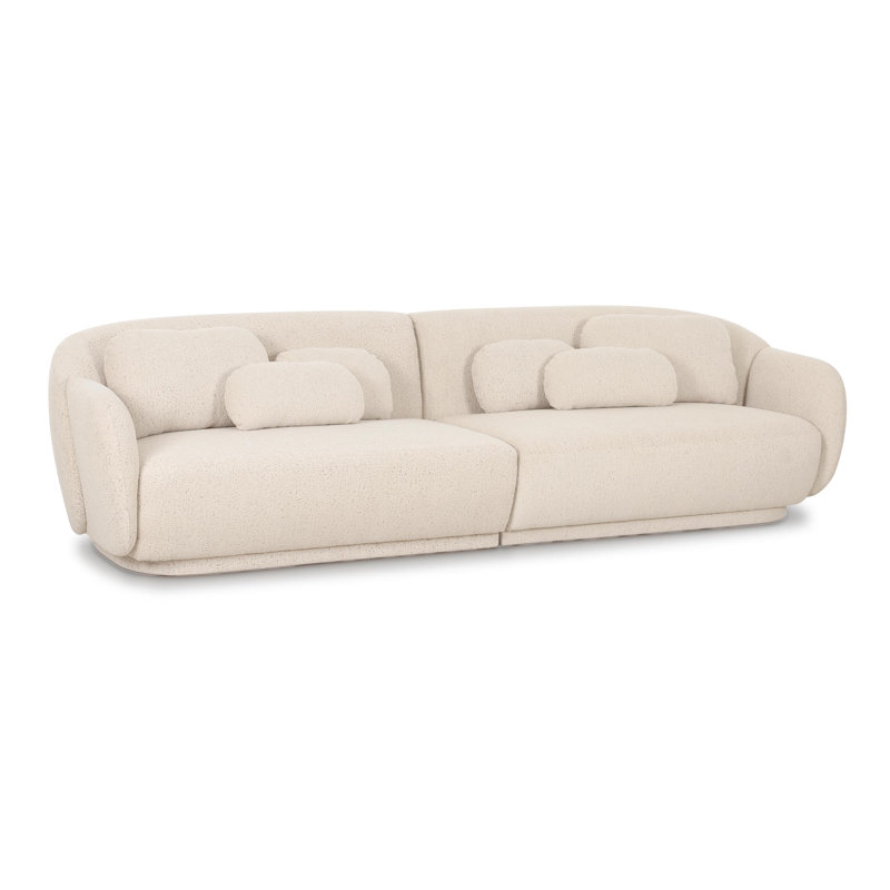 Tov Furniture Misty Cream Boucle Modular 4-Seater Sofa