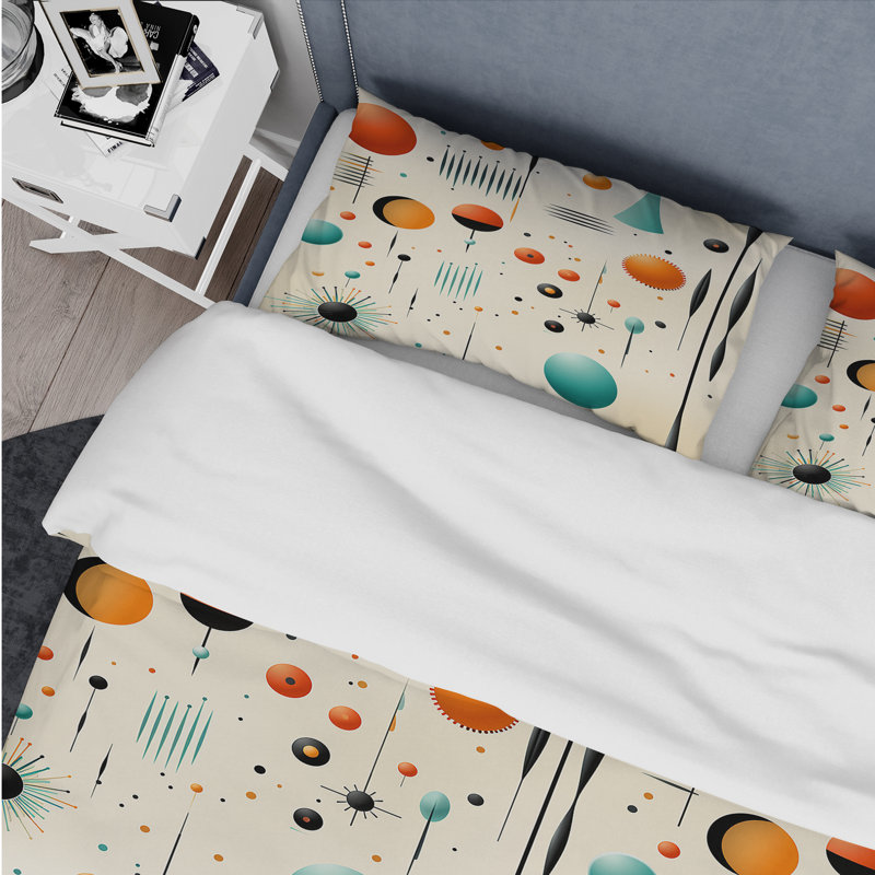 Ensemble de housse de couette Davianna, Housse de couette pour très grand lit et 2 très