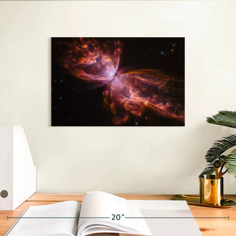 Oberle Butterfly Nebula, 8" H x 12" W