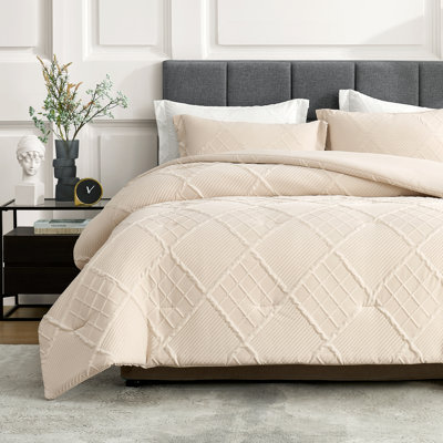 Ensemble d'édredon en jacquard Luxeweave pour toutes les saisons