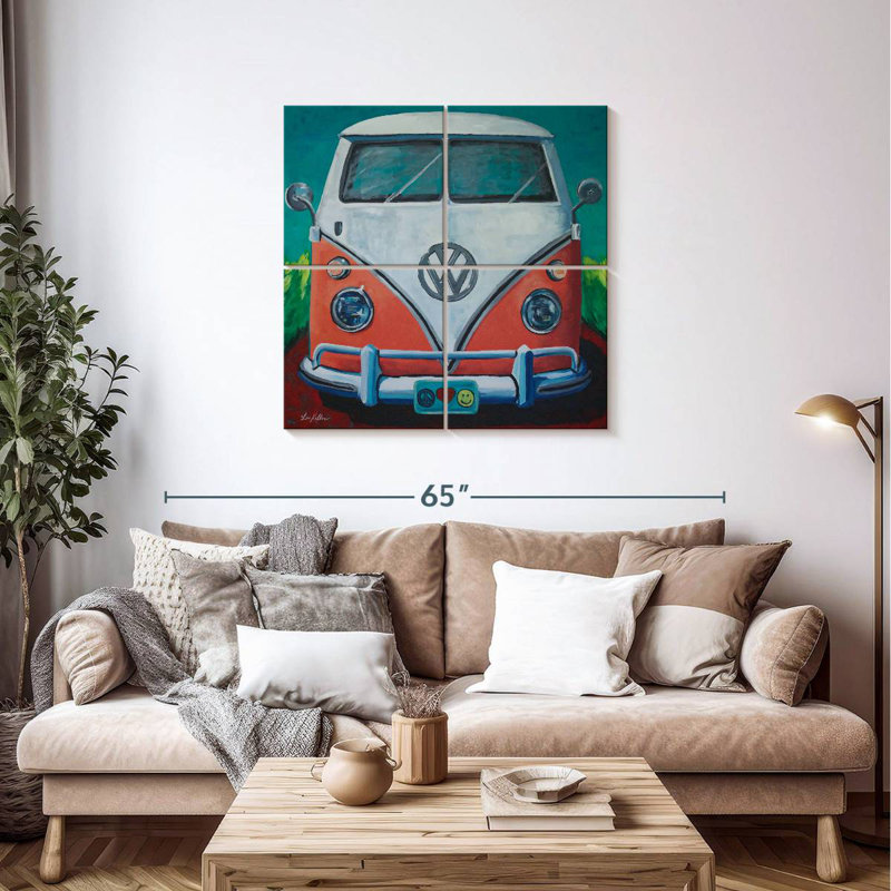 Mehar Volkswagen Van Bohemian Dream, 38" H x 38" W