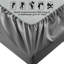 Drap-housse en microfibre Lux Decor jusqu'à 16 pouces de profondeur-1052758385-1052758384