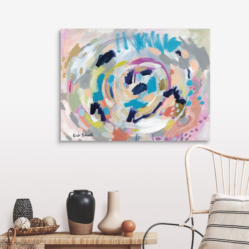 Reproduction d’art sur toile « Cradle » par Kait Roberts, H 30 po x l 40 po x P 1,25 po, Toile tendue