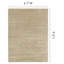 Tapis beige à poils longs Hammersmith-86782743