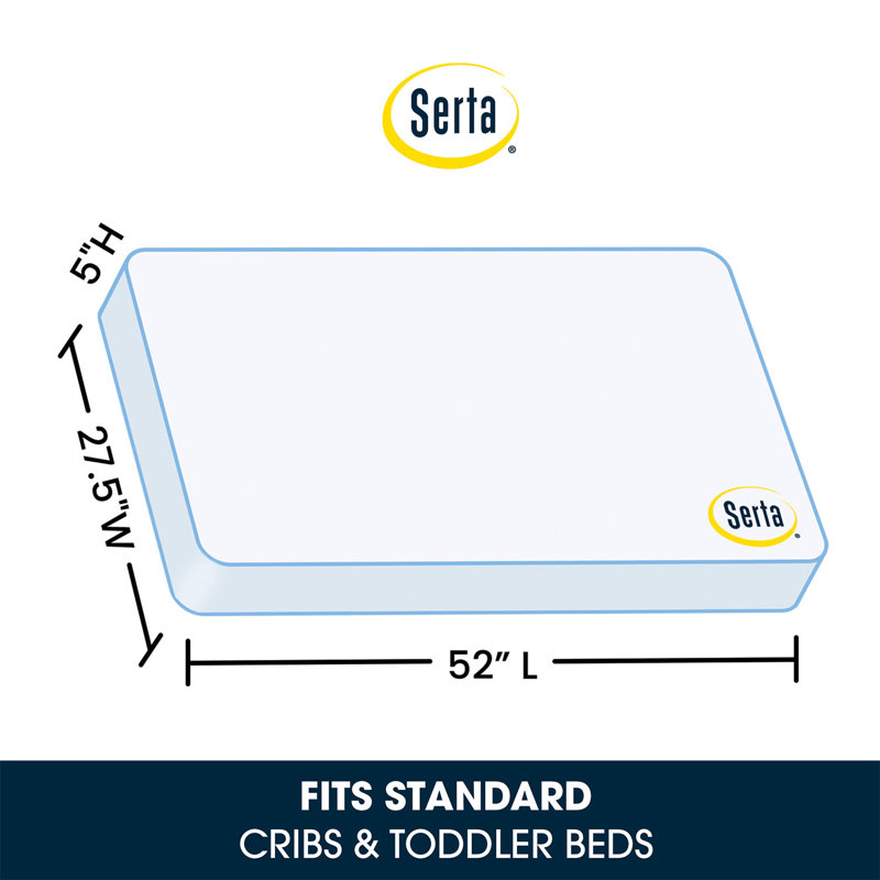 Whimsical 6" Standard Crib Mattress