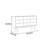 Modern minimalist drawer storage cabinet sideboard