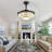 Zink Ceiling Fan with LED Lights