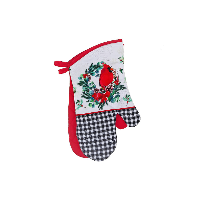 Ensemble de 2 gants de cuisine Cardinal Wreath Ih Casadecor