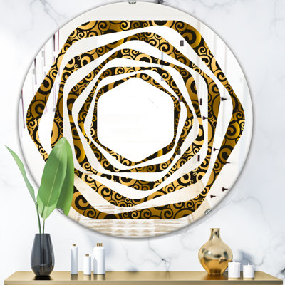 Miroir mural sans cadre Flower and Petals