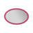 Varsha Oval Glossy Hot Pink Mirror-348517963