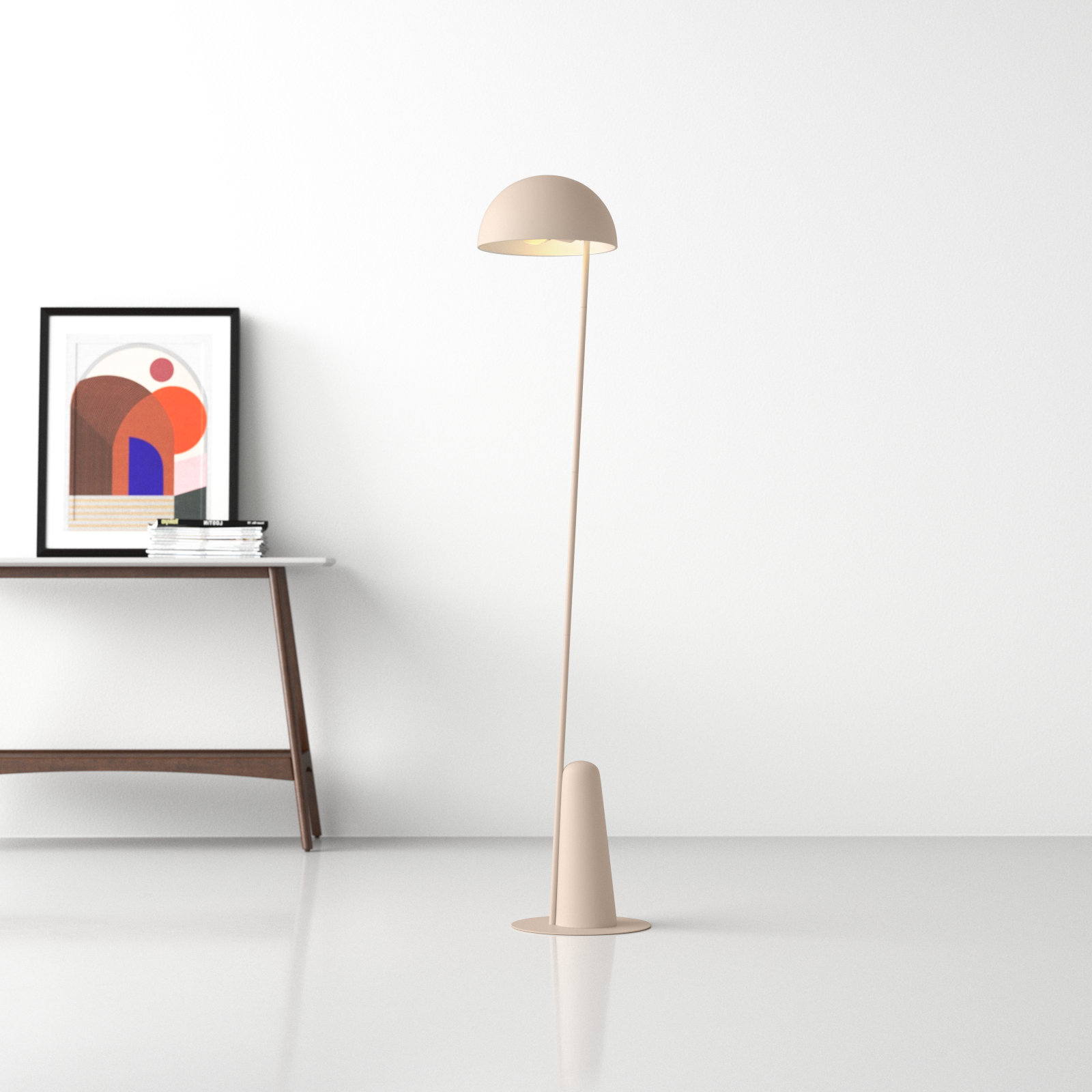 Iyanna 58.58'' Floor Lamp, Sandy
