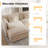 Clitheroe 6-Pieces Large Modular U-Shaped Sectional Sofa, Chenille Upholstered Couch with 2 Removable Ottomans-349618764
