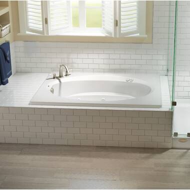 Evolution® 72 x 36-Inch Deep Soak® Bathtub With EverClean® Combination Spa  System