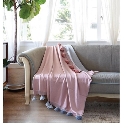  Jeté en coton réversible Luxury