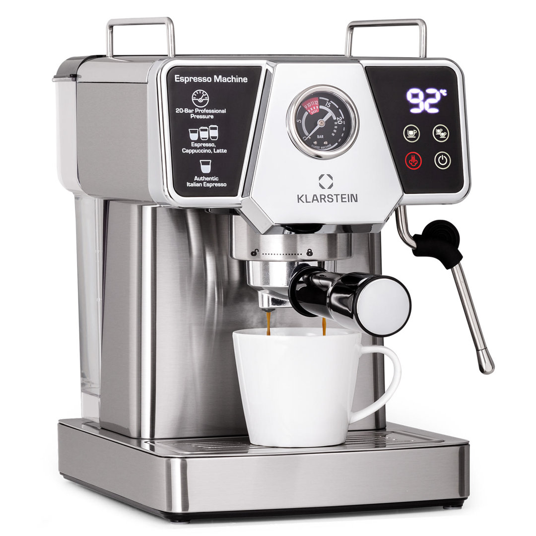 Libeica Espressomaschine 19 bar ca. 10 Tassen 1,8 Liter Milchschaum