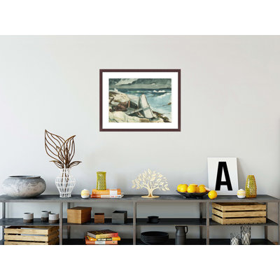 «After the Hurricane Bahamas» par Winslow Homer, impression giclée sur cadre
