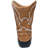 12' Cold Cast Brown Cowboy Boot Planter