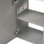 Meuble-lavabo flottant moderne de 21,6 po avec lavabo en céramique - parfait pour les petites salles de bain, rangement à droite-640894011-640894010