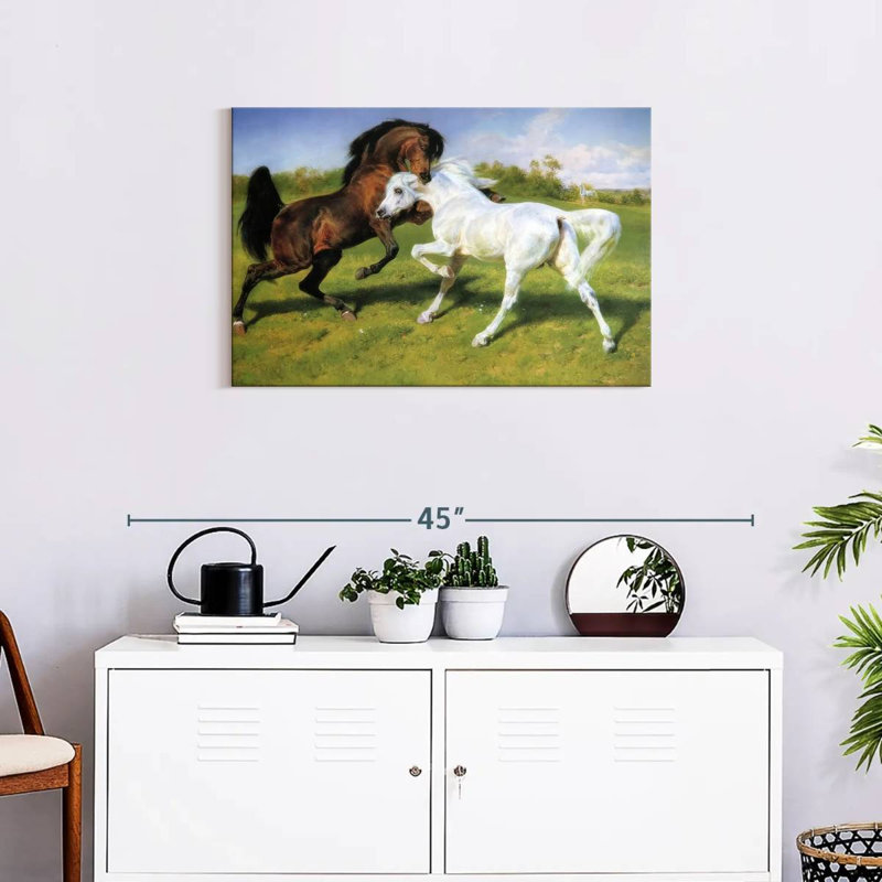 Brampt The Duel 1895, 20" H x 30" W