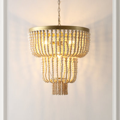 Langley Street Isaias 4 - Light Dimmable Tiered Chandelier & Reviews ...