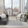 DKNY Grand Street 3'11" x 5'11" Ivory Blue Modern Indoor Rug