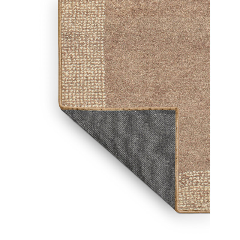 Tapis brun contemporain, Rectangle 5 pi x 7 pi