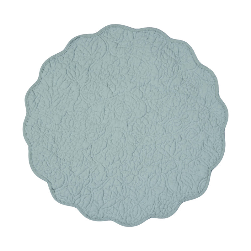 Ensemble de 6 napperons Christiana, Bleu