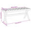 Vidaxl Garden Bench in Acacia and Fabric-920685035