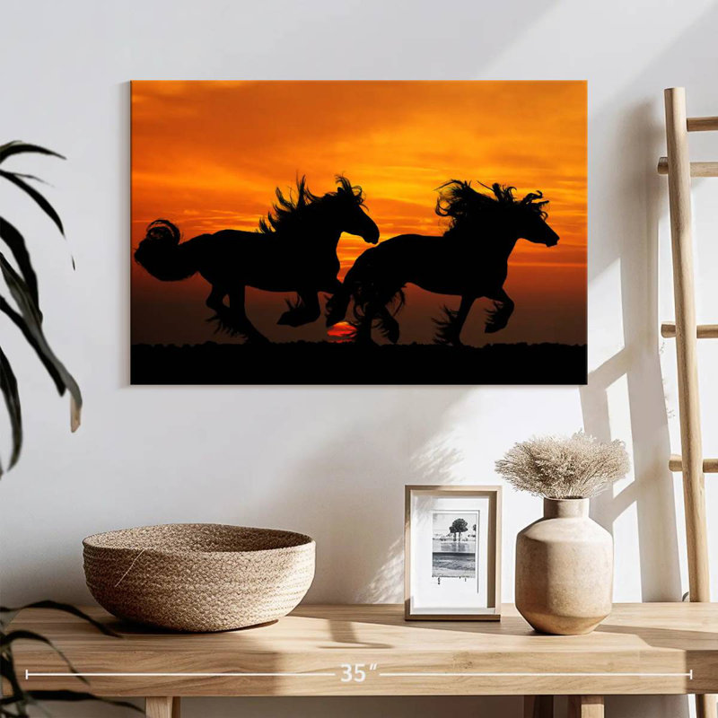 Mustang Horse, 24" H x 36" W