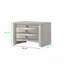 Table de chevet avec tiroirs de rangement 1Pc