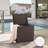 East West Furniture 22'' W 31 Gallons Water Resistant Resin Deck Box-97639298