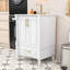 Meuble-lavabo avec lavabo et tablette réglable-1296864778