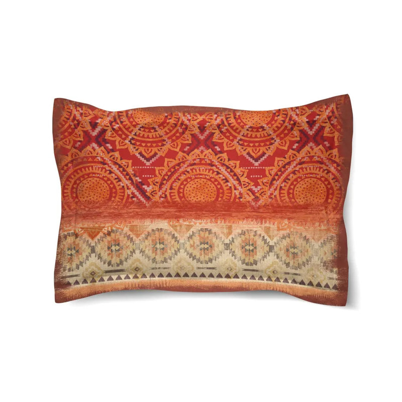 Housse de couette standard Laural Home Southwest Medallion, Taie décorative format double