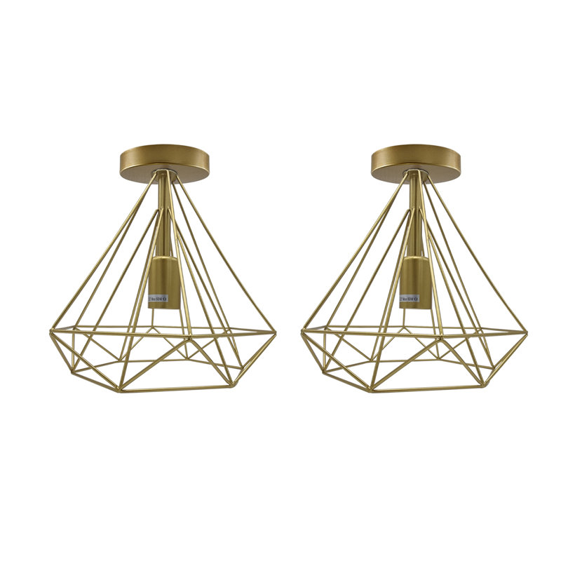 Alissah Flush Mount, Gold