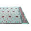 Tapis sarcelle 9 x 11 Iniguez