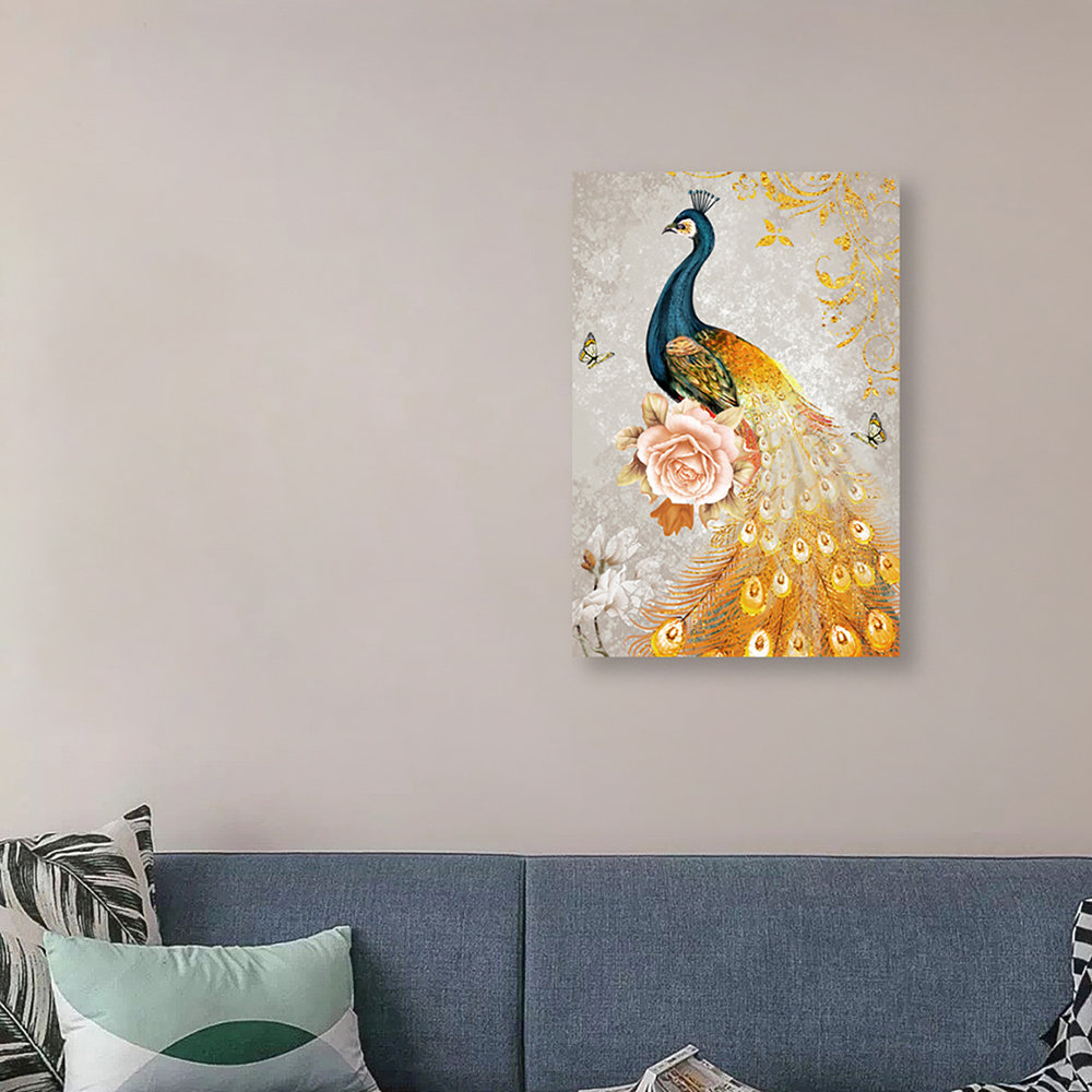 Bungalow Rose Wall Art Print Painting 1.5 Inch Thick Frame Canvas Vogue