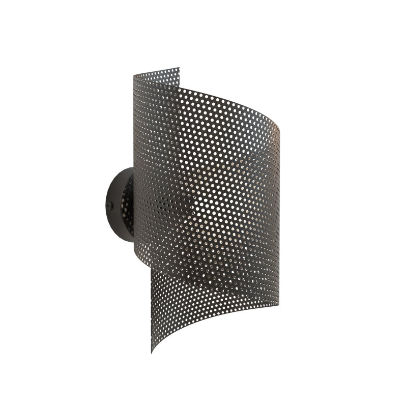 Chiharu Flush Mounted Sconce, Black