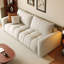 Canapé blanc modulaire 100% polyester-109043415