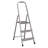 Crescentia 3- Step Aluminium Lightweight Folding Small Step Ladder