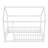 Twin Size Floor Wooden Bed With House Roof Frame-1047034813-1047034814