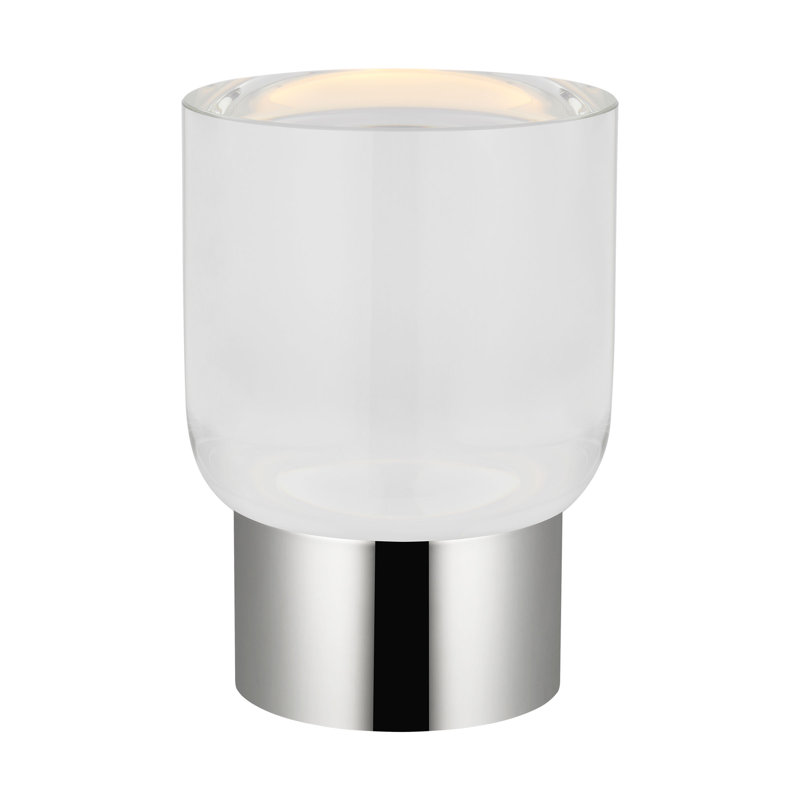Caspe 7 Rechargeable Table Lamp, Silver